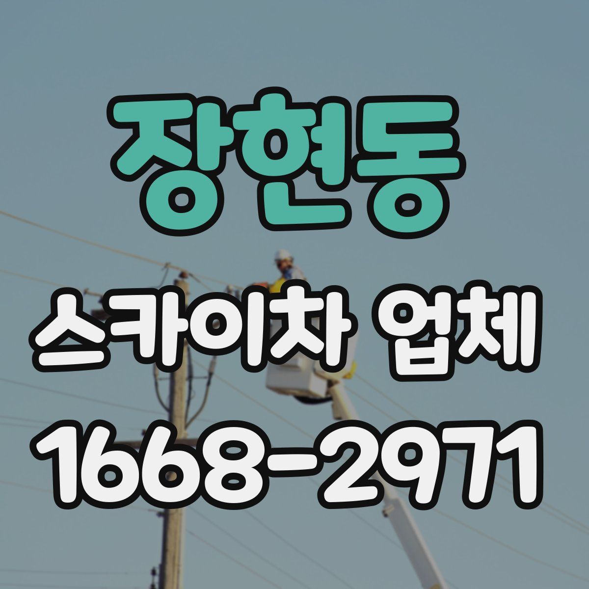 장현동 스카이차 업체