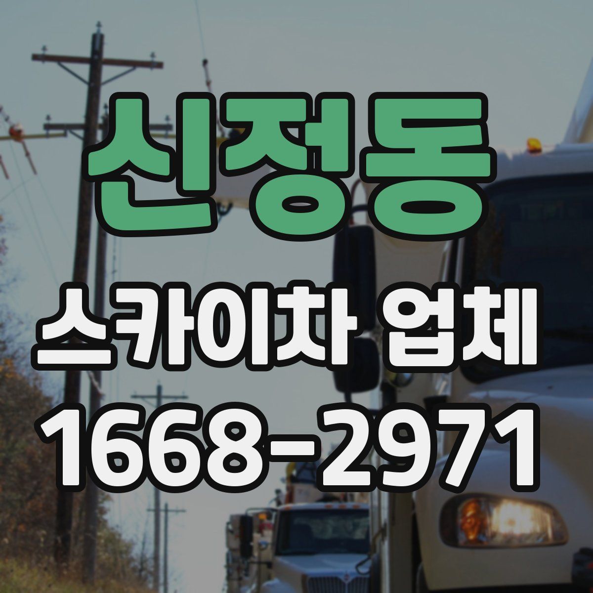 신정동 스카이차 업체