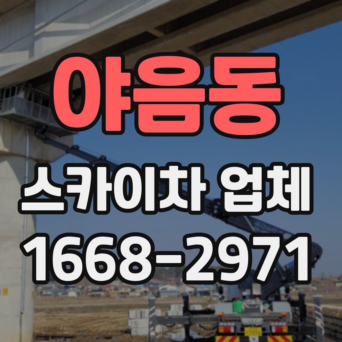 야음동 스카이차 업체