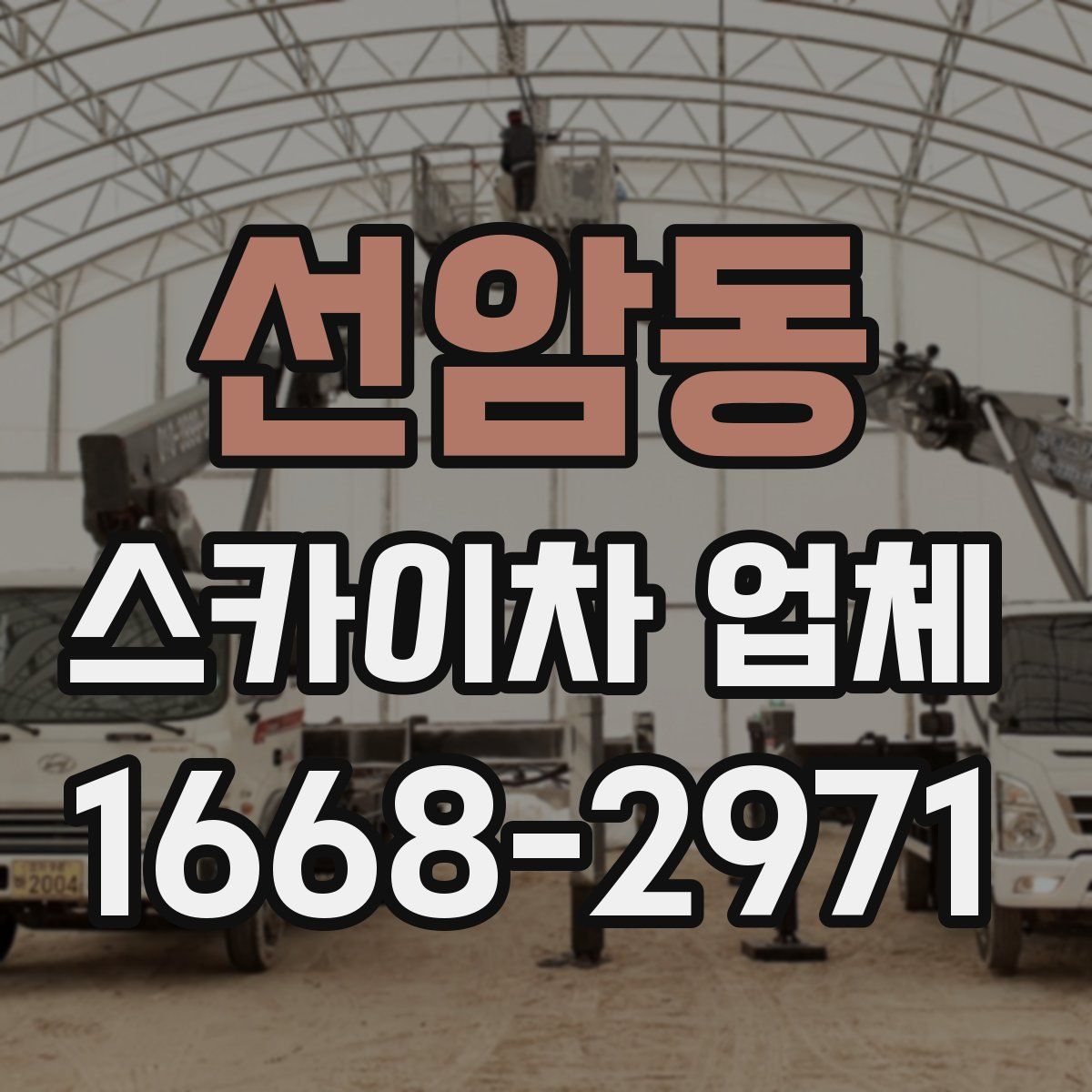 선암동 스카이차 업체