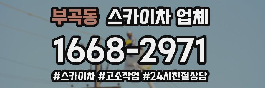부곡동 스카이차 업체