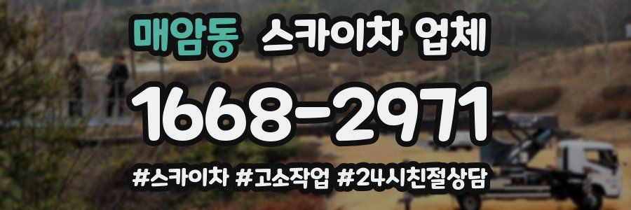 매암동 스카이차 업체