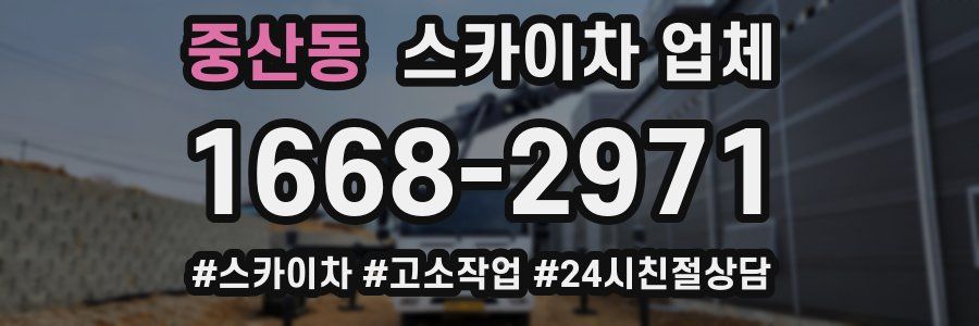 중산동 스카이차 업체