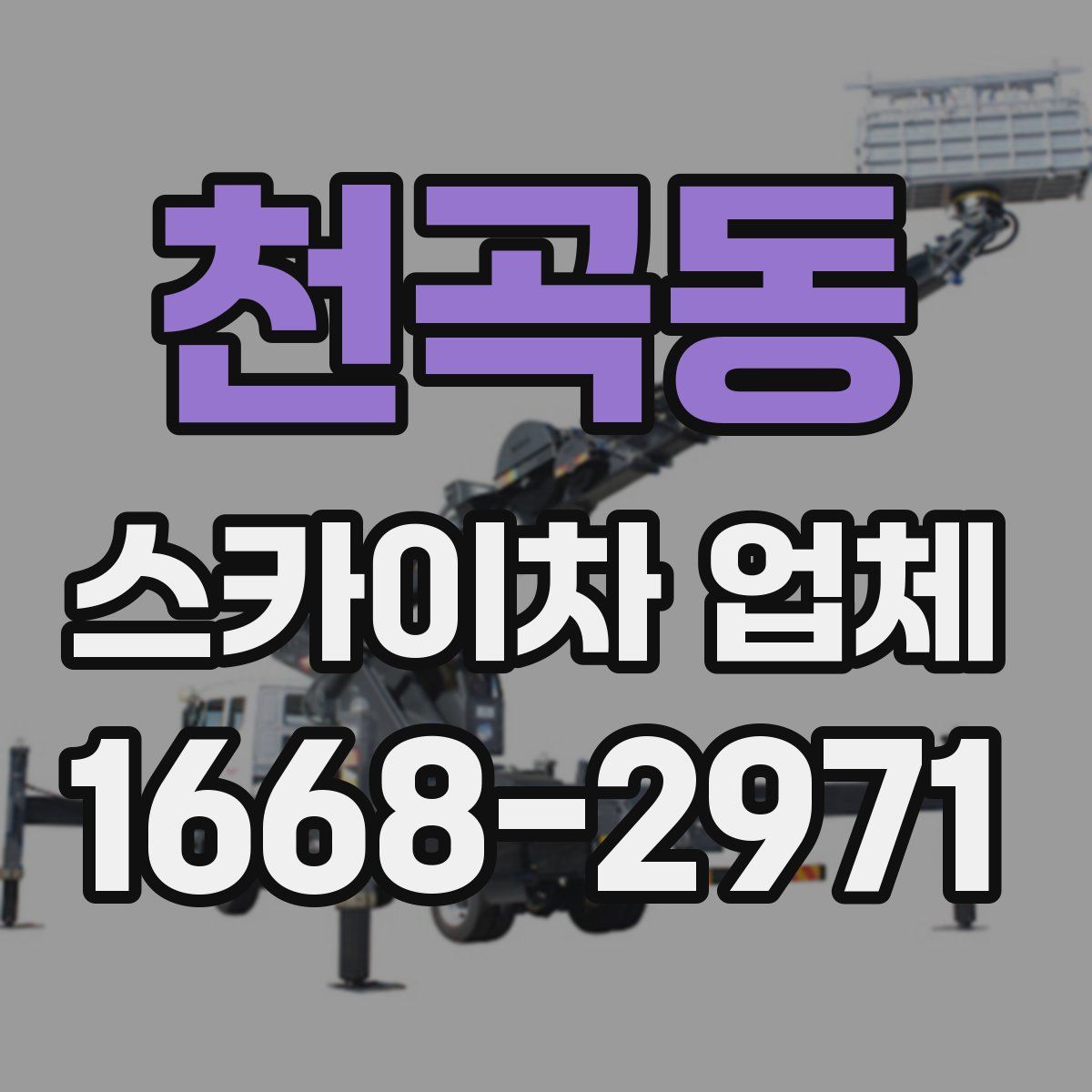 천곡동 스카이차 업체
