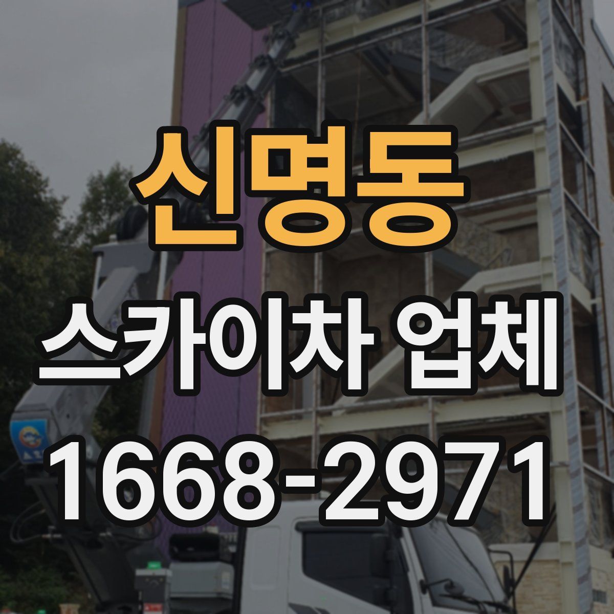 신명동 스카이차 업체