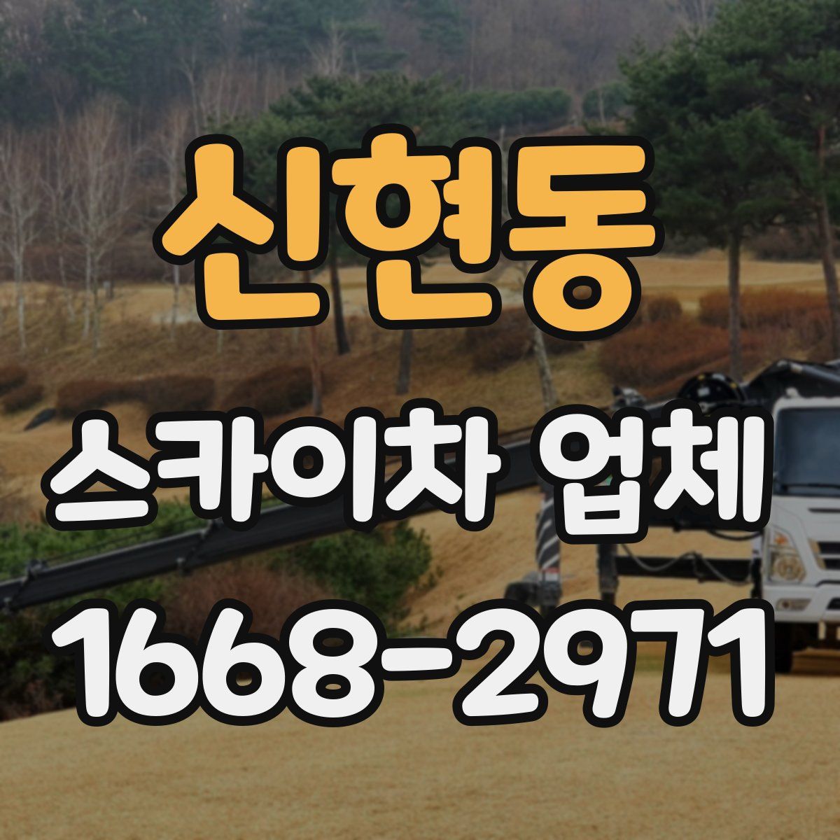 신현동 스카이차 업체