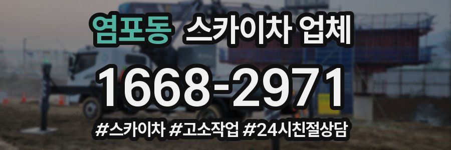 염포동 스카이차 업체