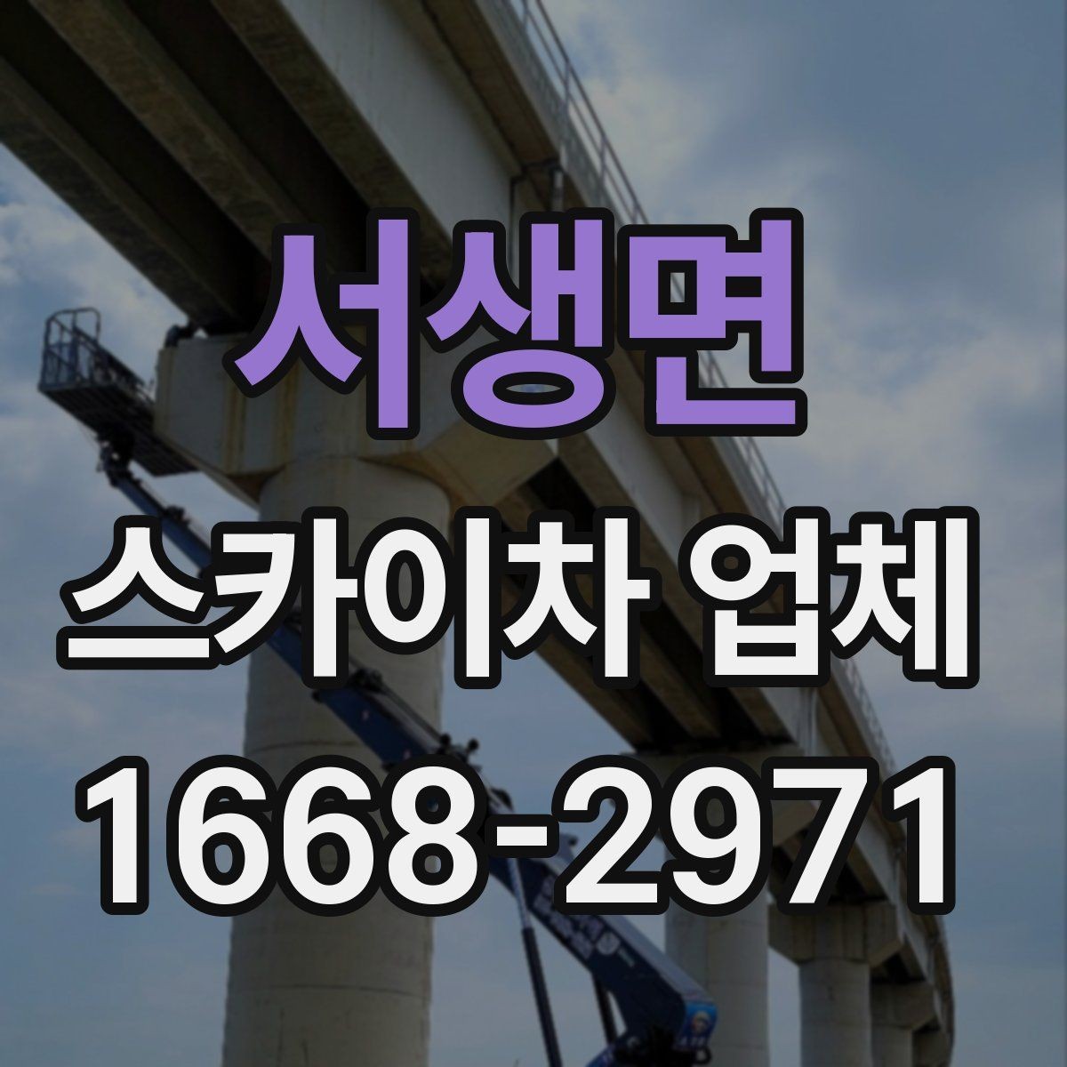 서생면 스카이차 업체 예약 전에 체크할 사항