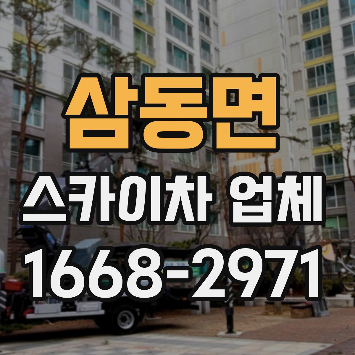 삼동면 스카이차 업체