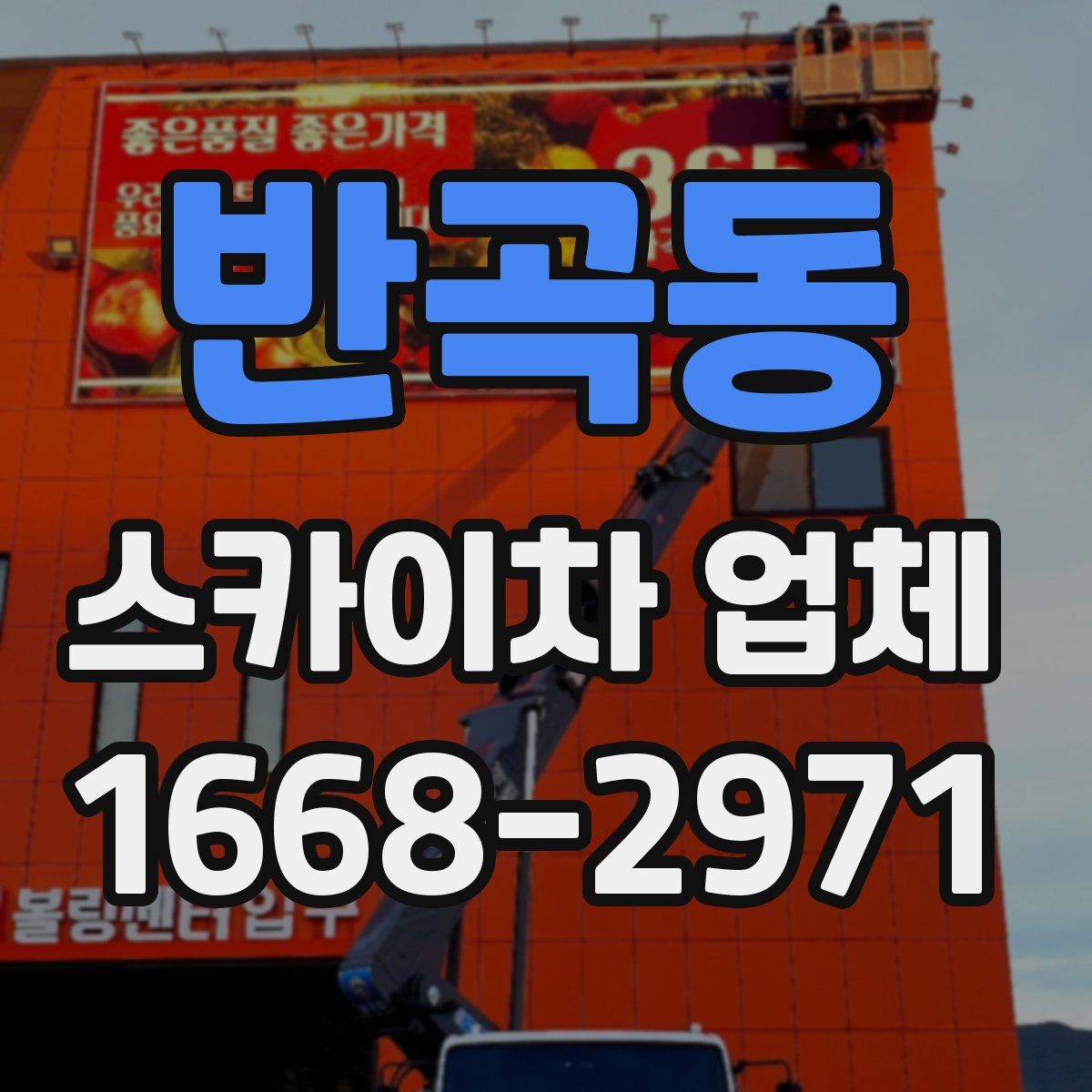 반곡동 스카이차 업체