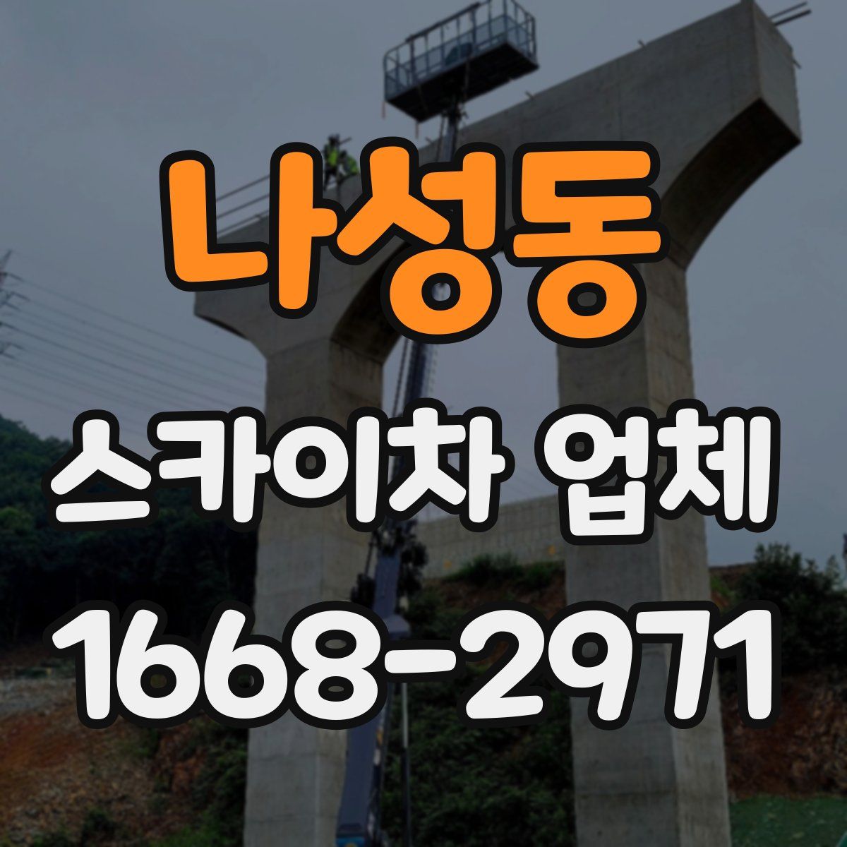 나성동 스카이차 업체