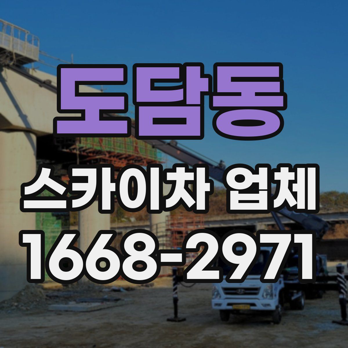 도담동 스카이차 업체