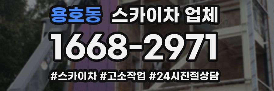 용호동 스카이차 업체