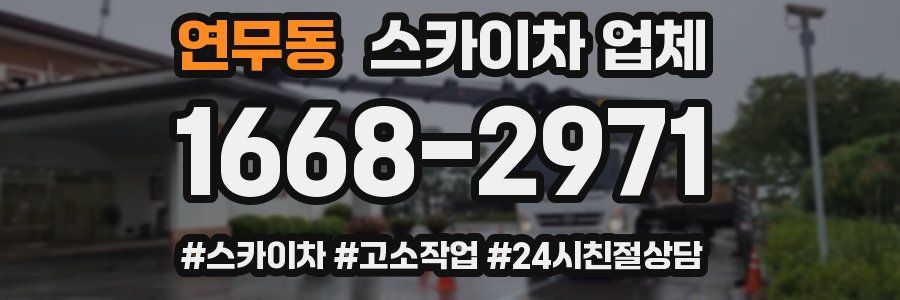 연무동 스카이차 업체