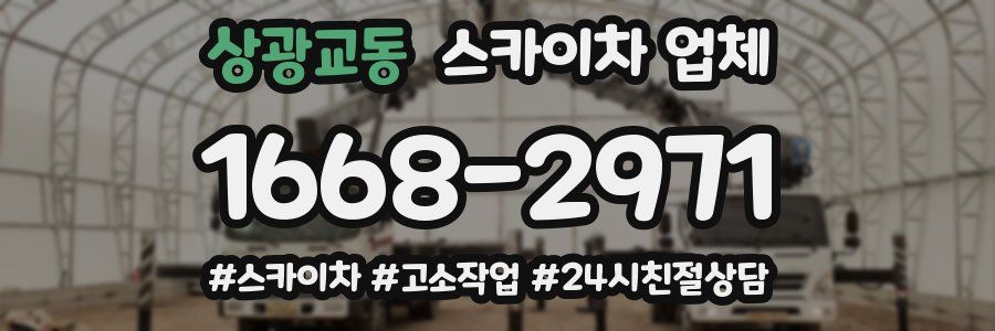 상광교동 스카이차 업체