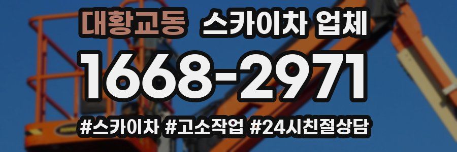 대황교동 스카이차 업체