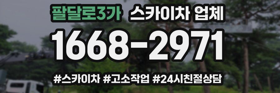 팔달로3가 스카이차 업체