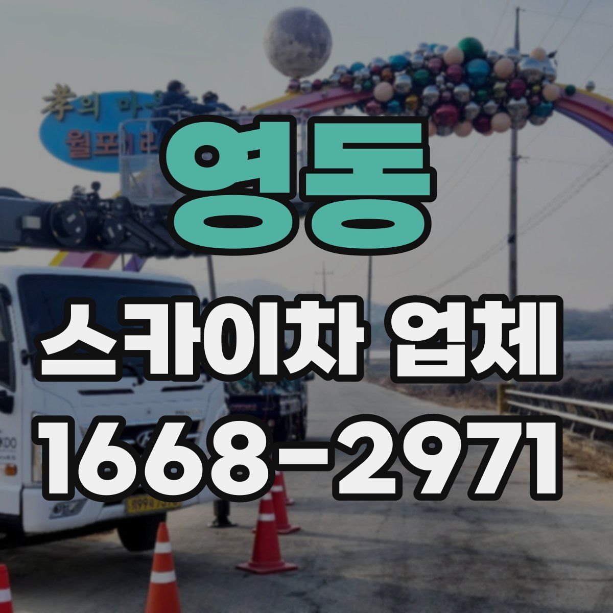 영동 스카이차 업체