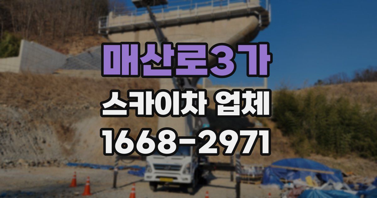 매산로3가 스카이차 업체