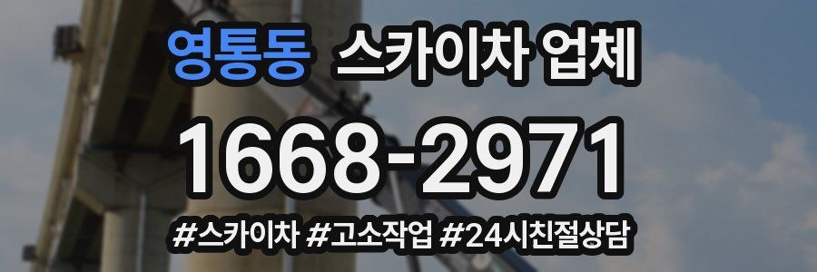 영통동 스카이차 업체