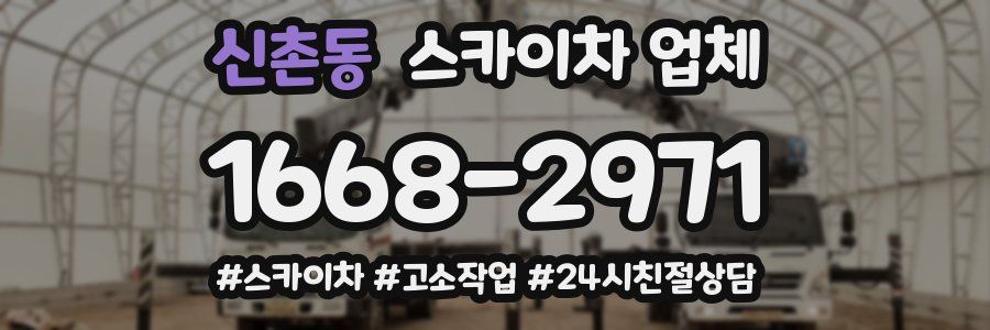 신촌동 스카이차 업체