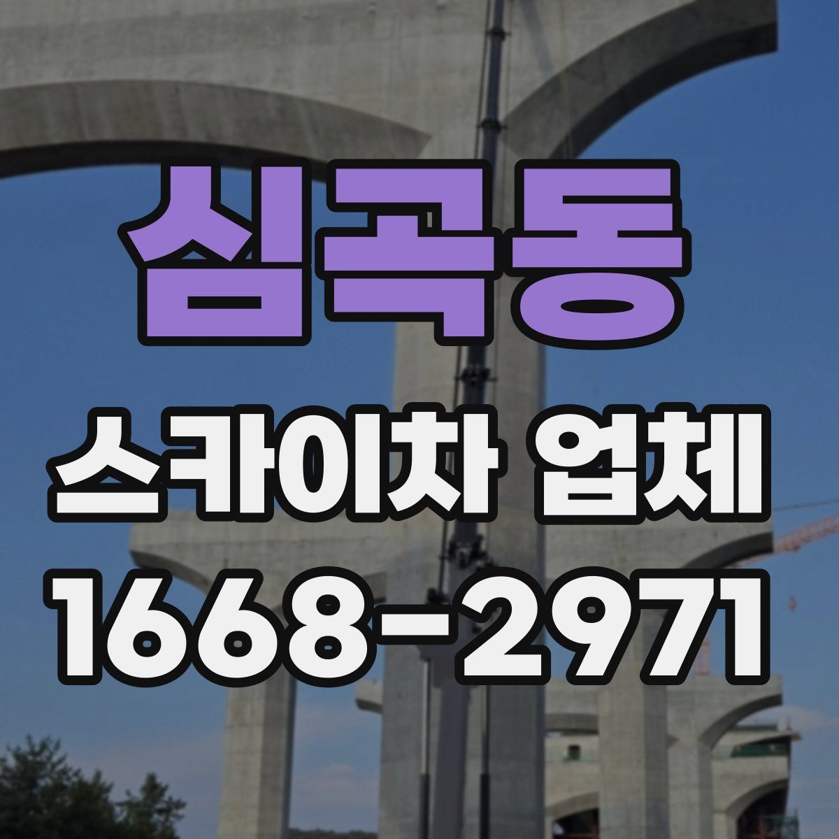 심곡동 스카이차 업체