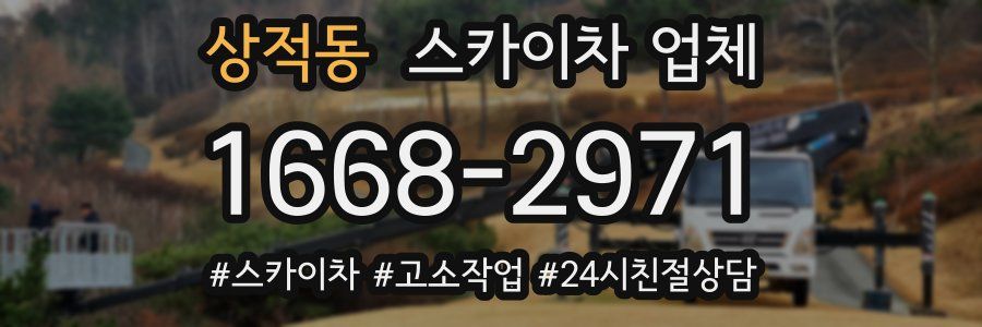 상적동 스카이차 업체