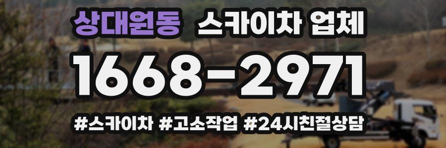 상대원동 스카이차 업체