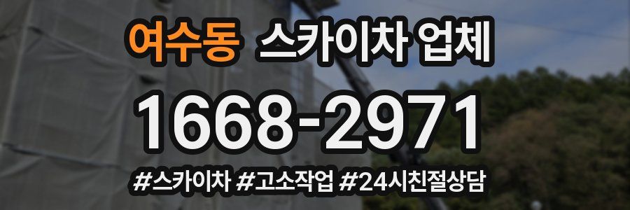 여수동 스카이차 업체