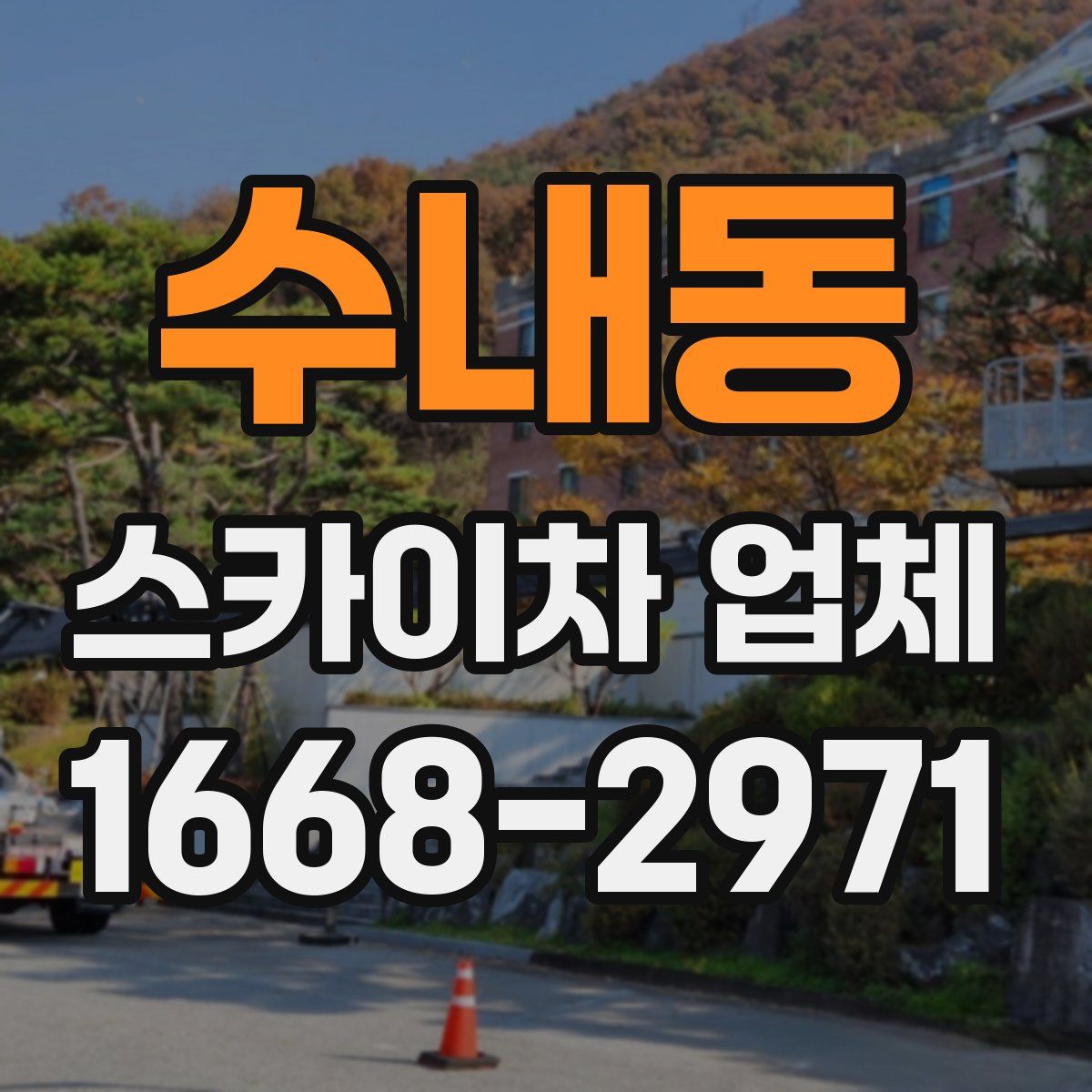 수내동 스카이차 업체