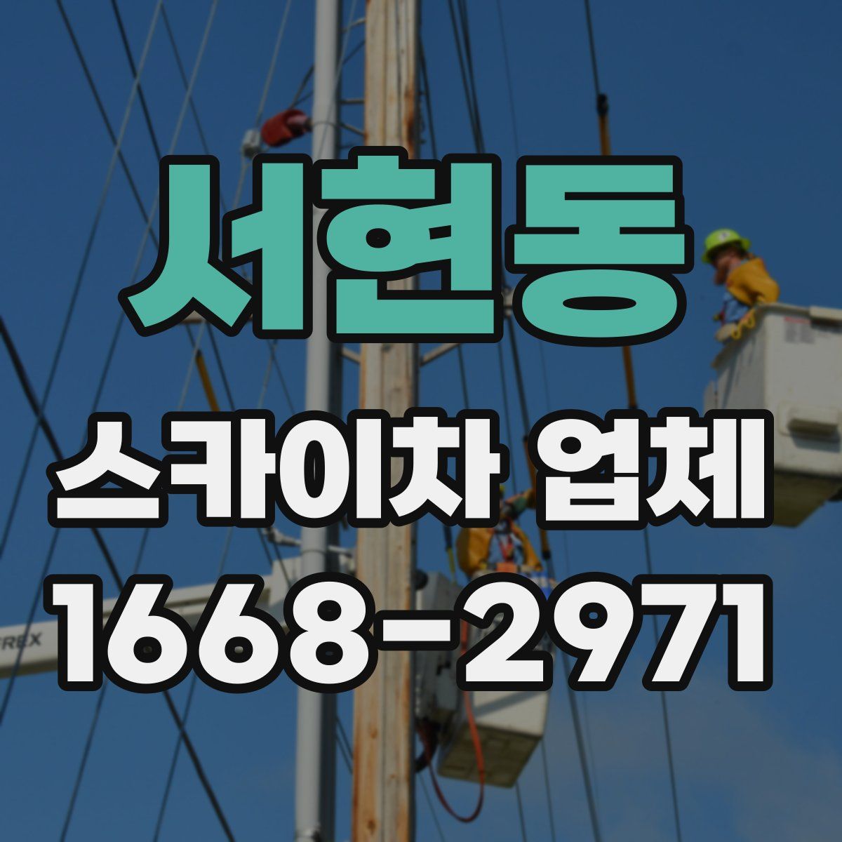 서현동 스카이차 업체