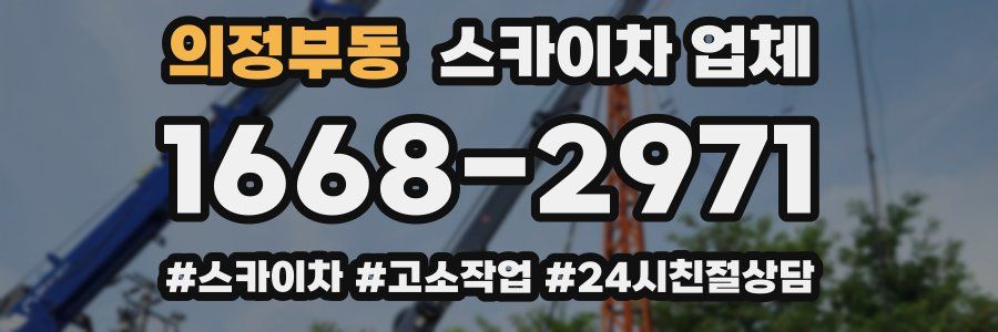 의정부동 스카이차 업체