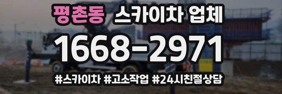 평촌동 스카이차 업체