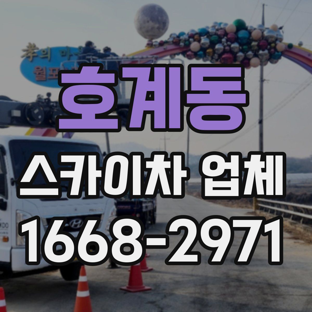 호계동 스카이차 업체