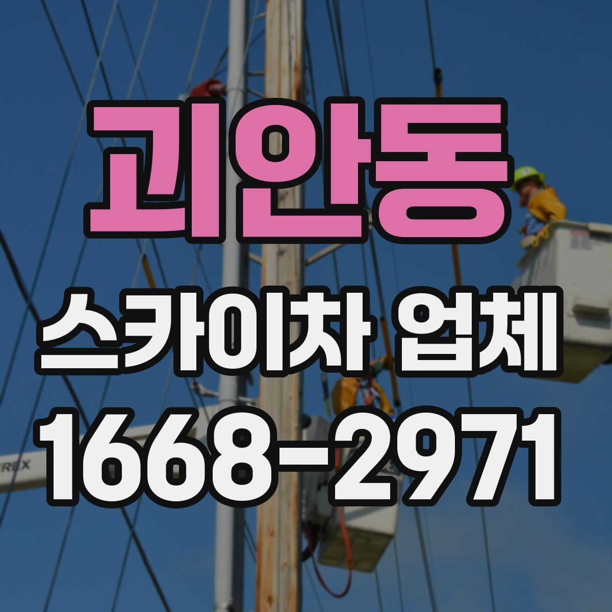 괴안동 스카이차 업체