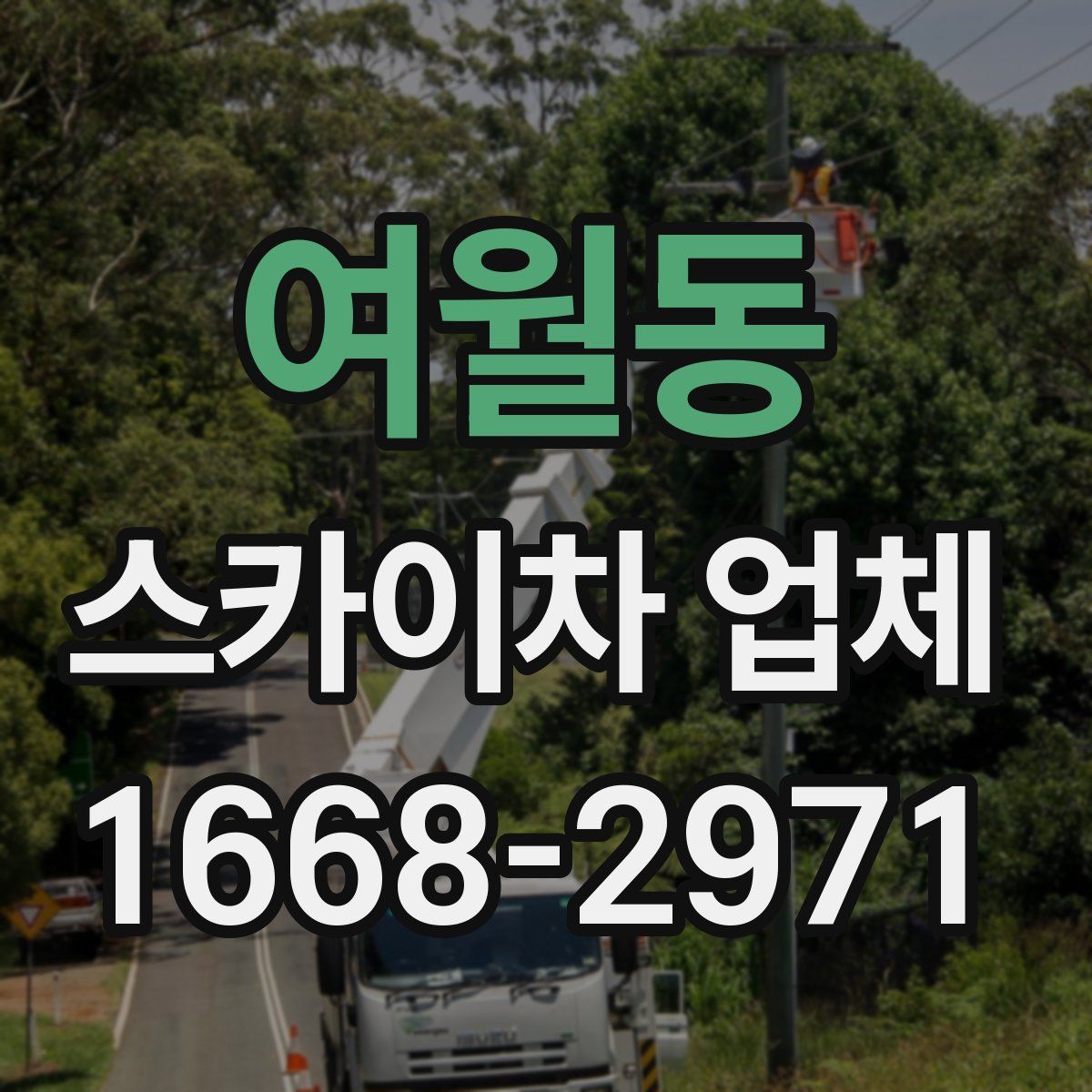 여월동 스카이차 업체