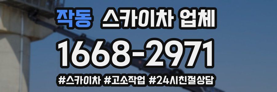 작동 스카이차 업체