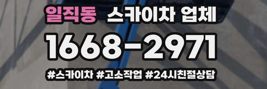 일직동 스카이차 업체