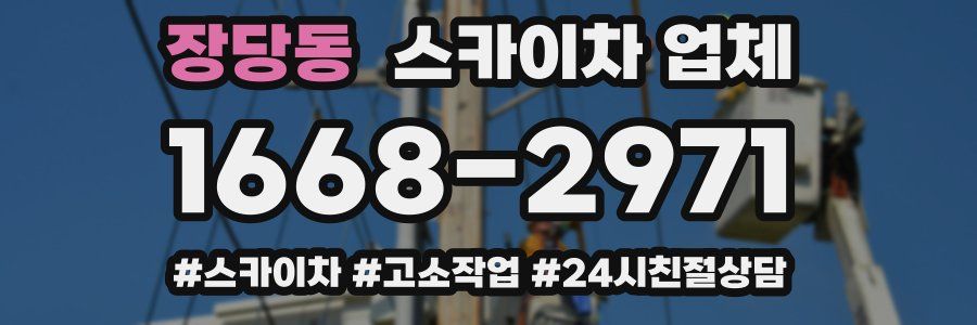 장당동 스카이차 업체
