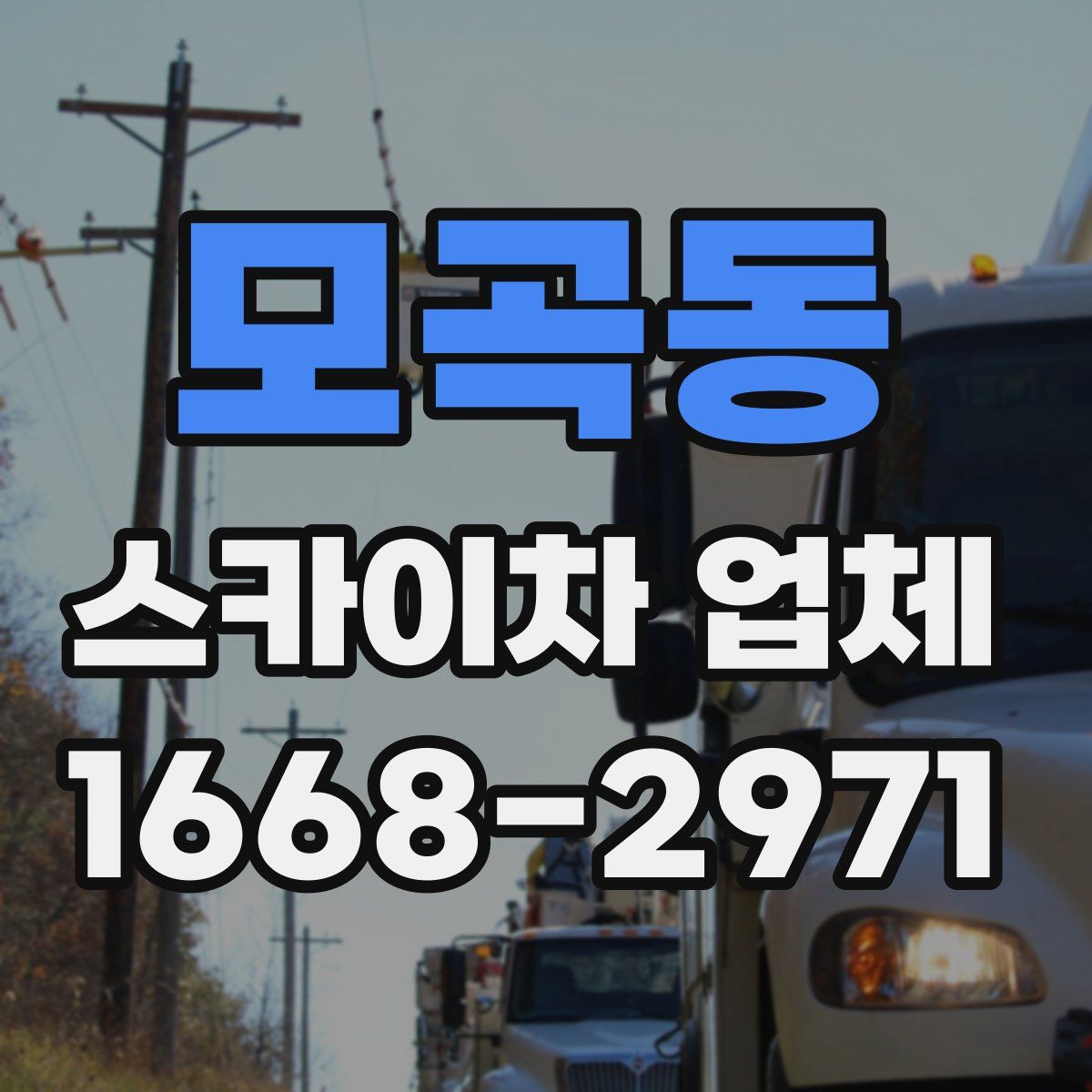 모곡동 스카이차 업체