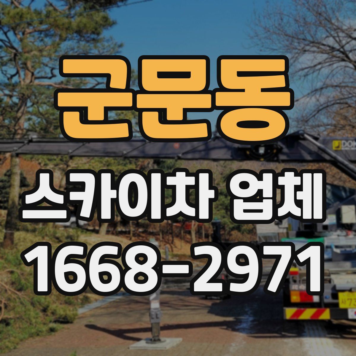 군문동 스카이차 업체