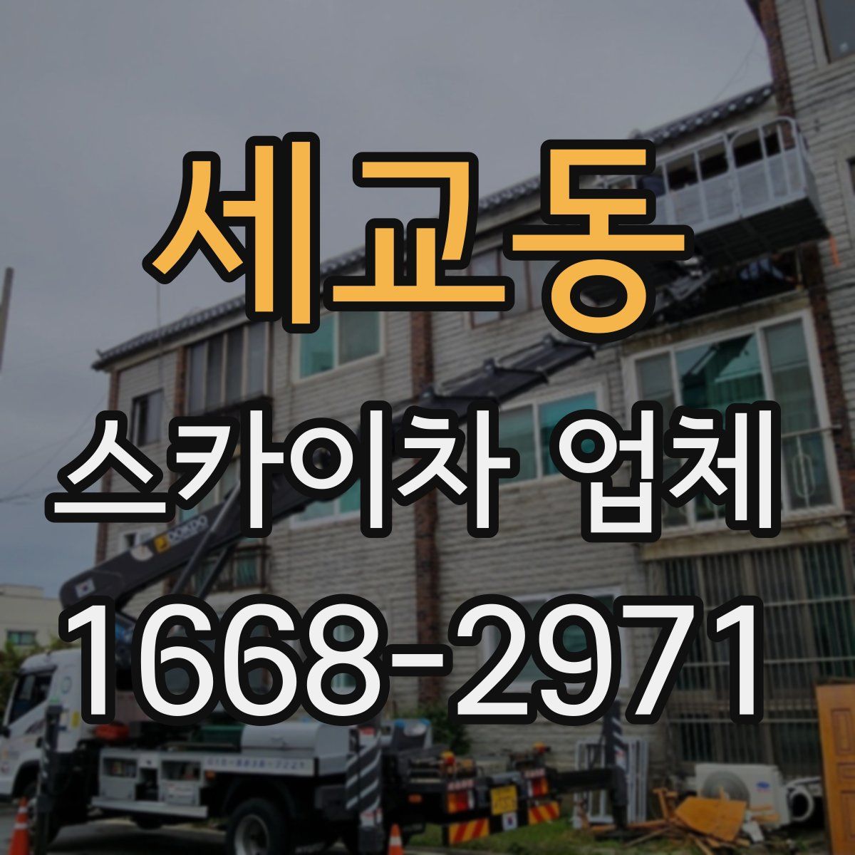 세교동 스카이차 업체