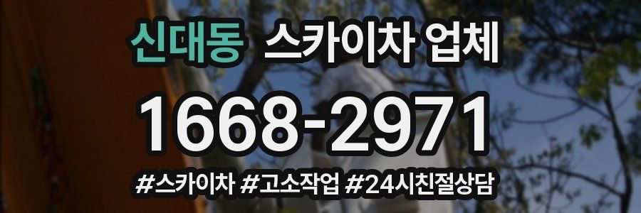 신대동 스카이차 업체