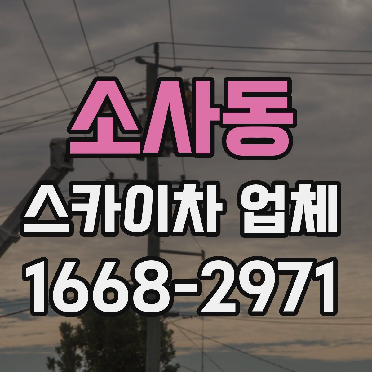 소사동 스카이차 업체