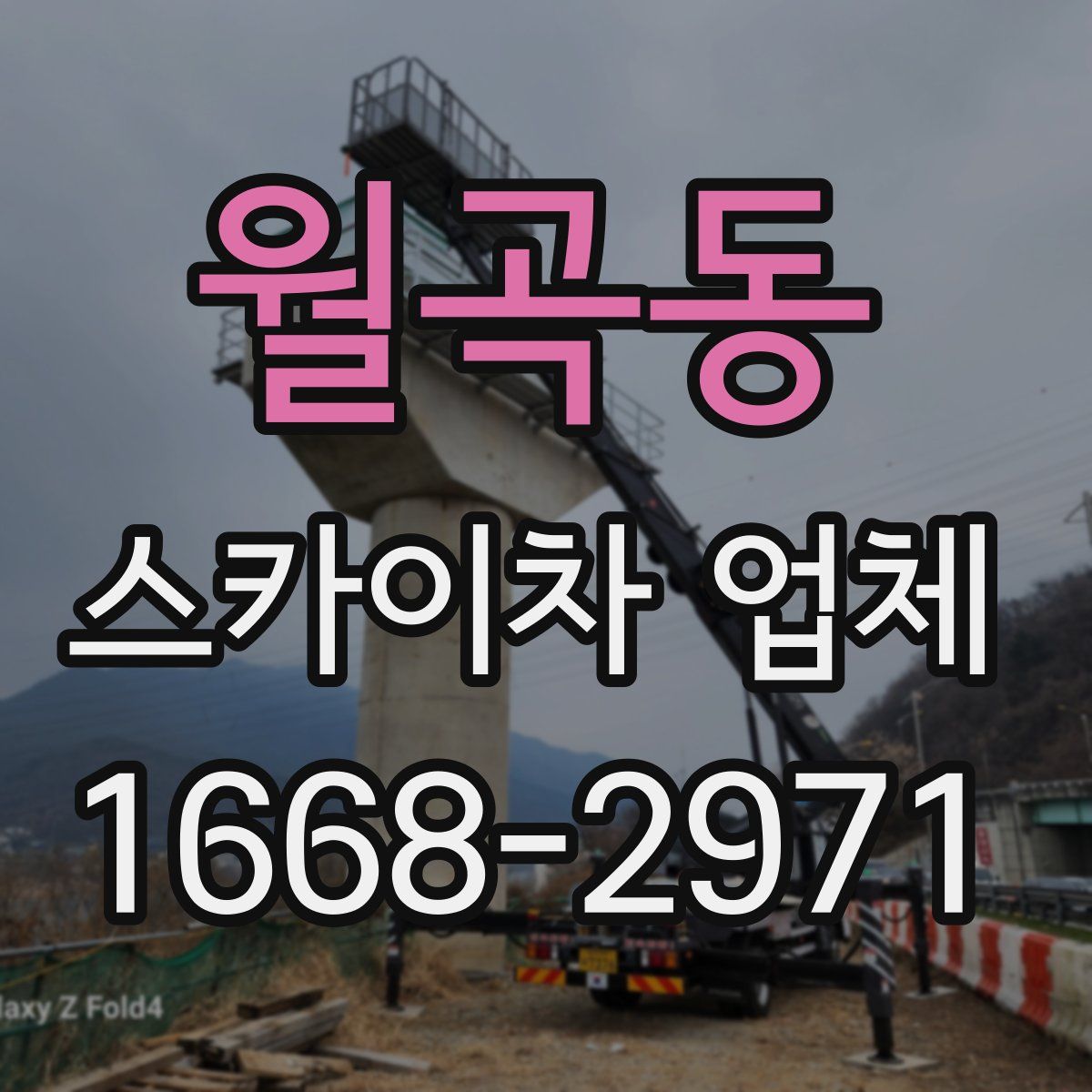 월곡동 스카이차 업체