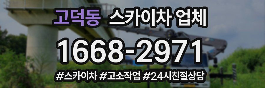 고덕동 스카이차 업체
