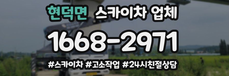 현덕면 스카이차 업체
