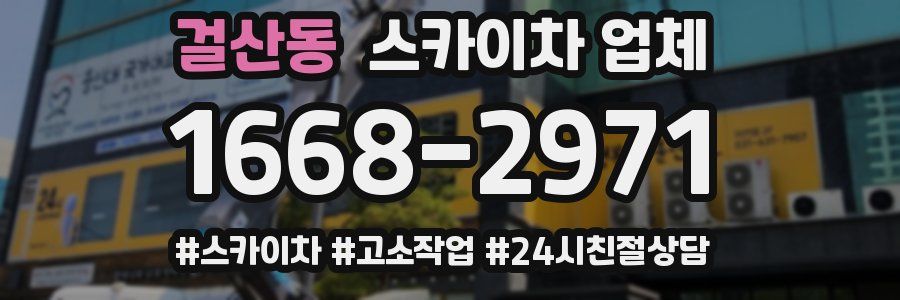 걸산동 스카이차 업체