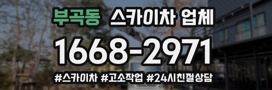 부곡동 스카이차 업체