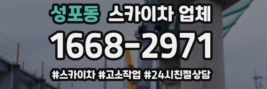 성포동 스카이차 업체